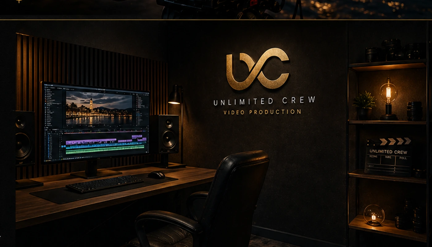 Profesionalna montaža i video produkcija u Splitu, Unlimited Crew studio workflow